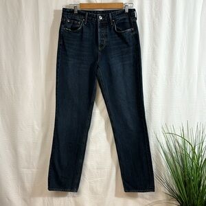 GRLFRND The Helena High Rise Straight Leg Jeans Blue Size 27